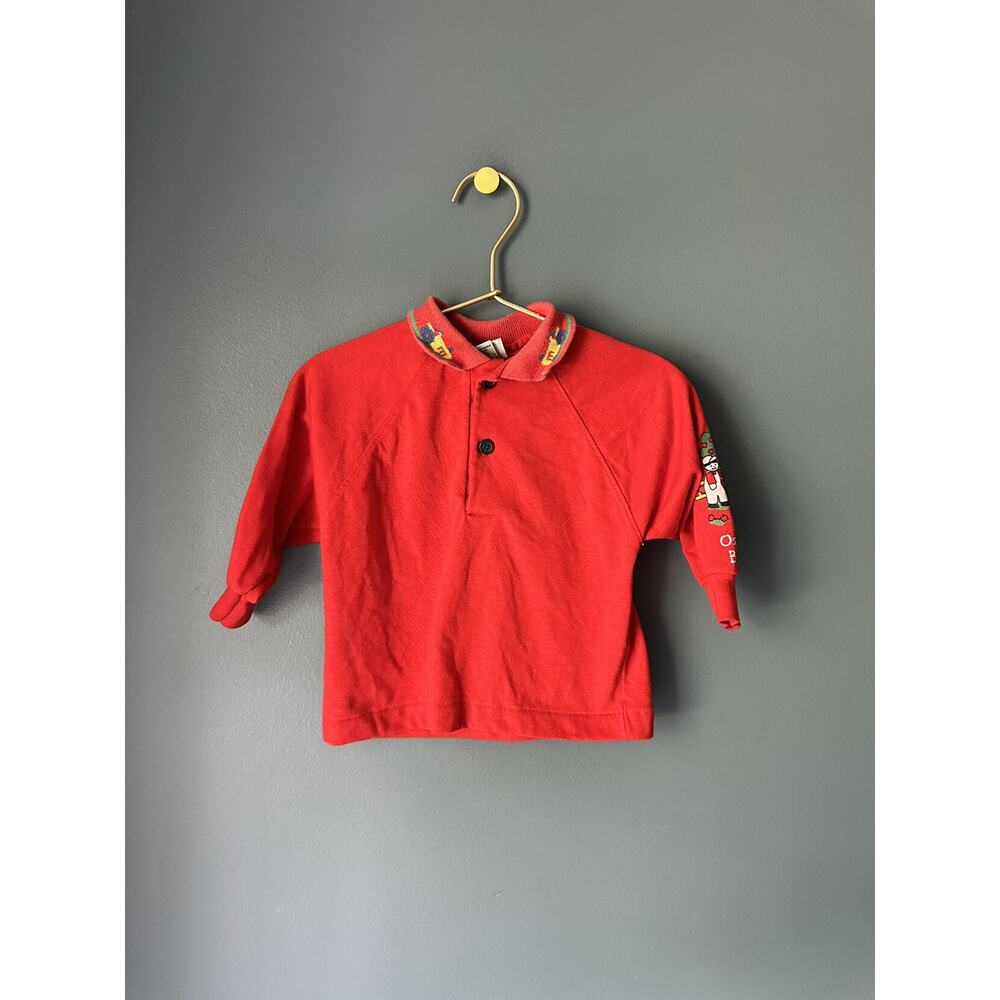 Vintage Oshkosh Apple‎ Farm Polo Shirt